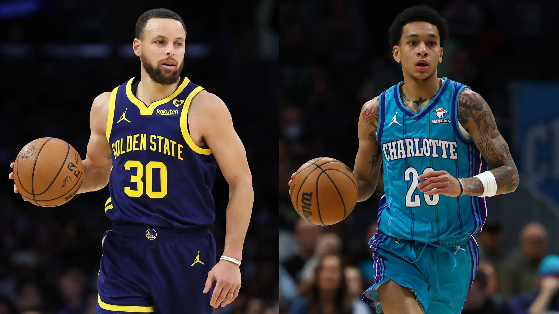 Charlotte Hornets vs. Golden State Warriors: Match Player Stats