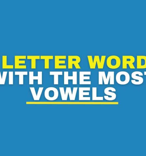 5 Letter Words with Most Vowels